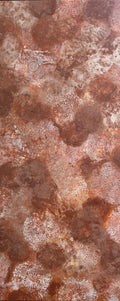 Mother's Hearts I, original abstract painting by Janet Besançon with French natural pigments, Gumbaynggirr pigments and Australian healing clay exploring memory, reconciliation and shared humanity.